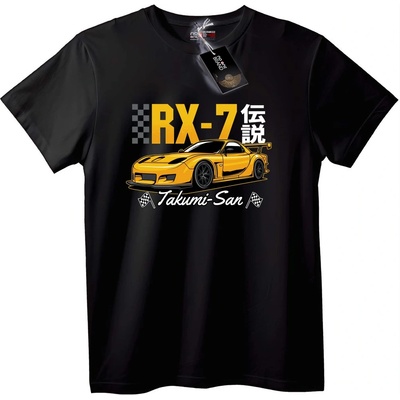 NOONEBRAND Тениска RX-7 Takumi-San Легенда - 2XL, Black