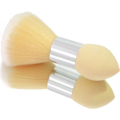 Manfei KE.97552 kosmetický štětec s houbičkou na make-up krémový