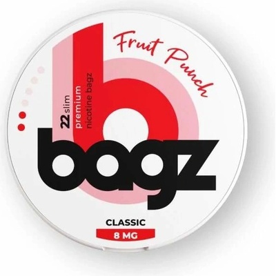 Bagz FRUIT PUNCH Ovocný punč 8 mg 22 sáčků – Zboží Dáma