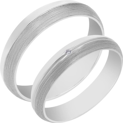 Eppi Zlaté svadobné obrúčky s diamantom Temy RW34380