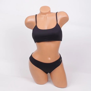 Image 1 of Дамски бански в черен цвят с бюстие - чашка В