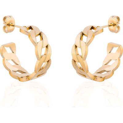 Franco Bene Chain náušnice pozlacené 504