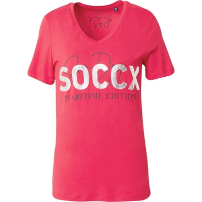 Soccx Тениска червено, размер L