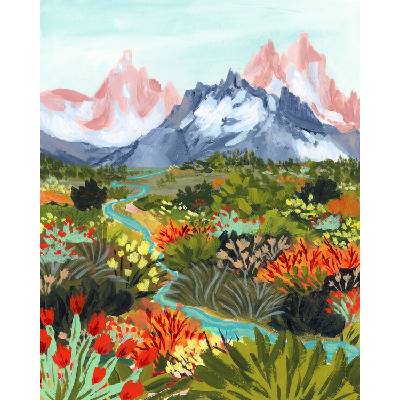 Plagát, Obraz - Autumn Mountains, Sarah Gesek, 30 × 40 cm