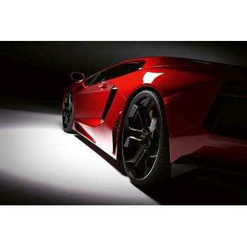 DIMEX ART s. r. o Флизелинов фототапет нов червен автомобил 375 x 250 см