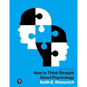 How to Think Straight about Psychology, Books a la Carte (ISBN: 9780134478623)