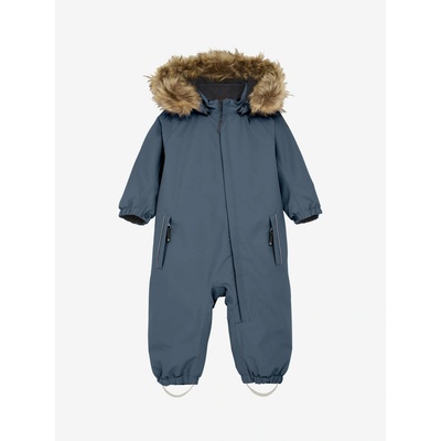 Detská teplá zimná kombinéza s umelou kožušinou Color Kids Stormy Weather