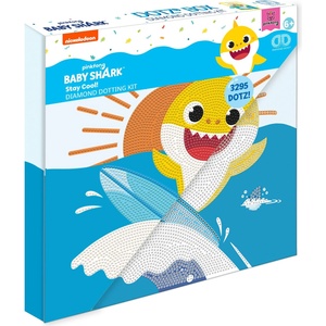 Diamond Dotz Диамантен гоблен Diamond Dotz - Dotz Box, Stay Cool Baby Shark, 3295 диаманта (DBX087) - ozone