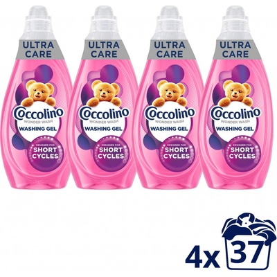 Coccolino Wonder Wash Ultra Care prací gel 4 × 1,48 l 37 PD