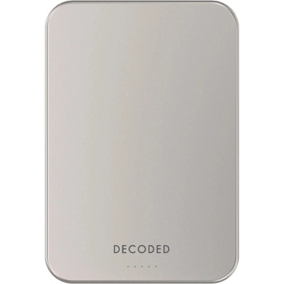 Decoded Ultra Slim Qi2 Powerbank 10.000MaH Titanium Silver (K-D25MSPB10TM)