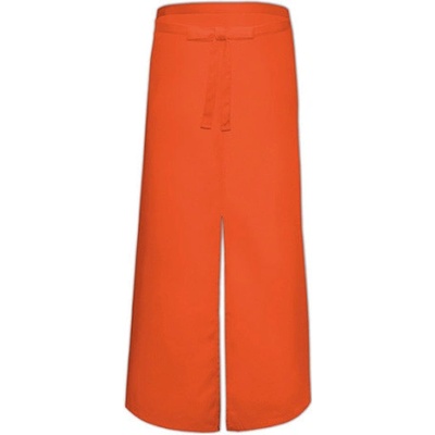 Link Kitchen Wear Bistro zástera s rázporkom X962 Orange 100 x 100 cm
