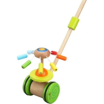 Classic World Дървена играчка за бутане Цвете