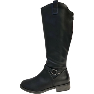 Urban Ladies dámske čižmy syntetický materiál čierna