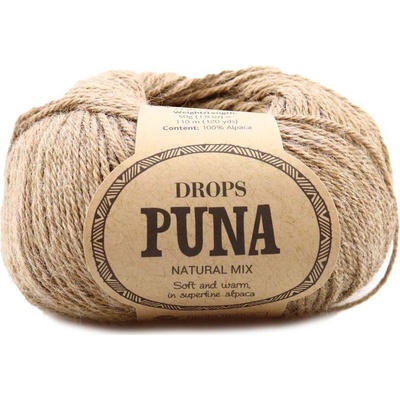 Drops Puna MIX 17 béžově hnědá