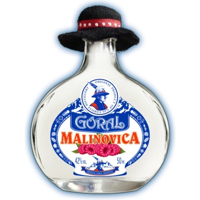 Goral Malinovica MINI 42% 0,05 l (čistá fľaša)