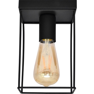 Helam Плафон FINN 1xE27/15W/230V черен (HE1655)