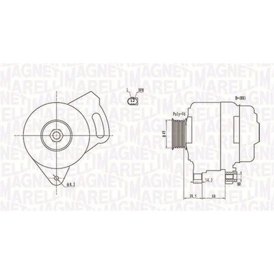 Generátor MAGNETI MARELLI 063731750010