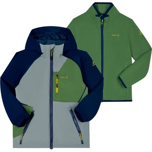 Kamik Детско 3-в-1 яке Kamik Kid's Silas Waterproof jacket - Silver / Midnight - размер 110 (EU) (703-5363-0510)