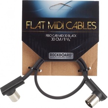 RockBoard Flat MIDI Cable 60 cm Black