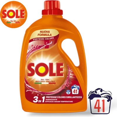 SOLE Течен перилен препарат 1.845л 41пр - За бяло и цветно (3295)