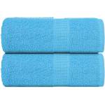 vidaXL Кърпи за пране FROGN 2 бр. Тюркоазени 30x30 см 360 г/м2 (136968)