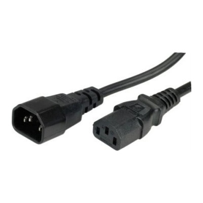 Roline Кабелен удължител ROLINE, IEC 320 C14 - C13, Черен, 1.8 m (19.44. 1011) (19.44.1011)