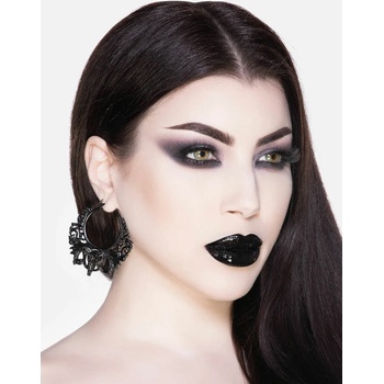 Image 1 of KILLSTAR Обеци KILLSTAR - Worship The Night Hoop - Черен - KSRA004126