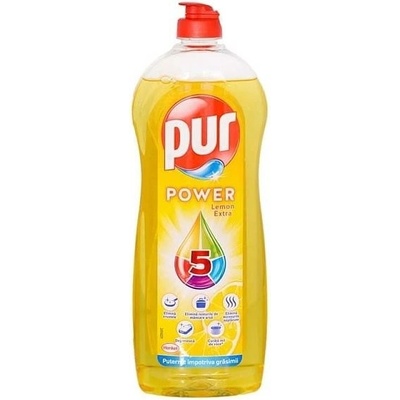 PUR Power Extra Lemon prípravok na umývanie riadu 750 ml