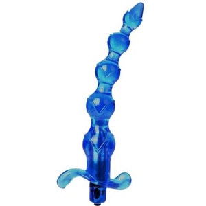 X Fun Анален вибратор "beads vibrator blue" 20 см