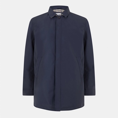 AQUASCUTUM Men's AquAct Mid-Length Weatherproof Trench Coat - Navy