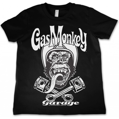 Gas Monkey Garage triko dětské Biker Monkey černé – Zboží Mobilmania