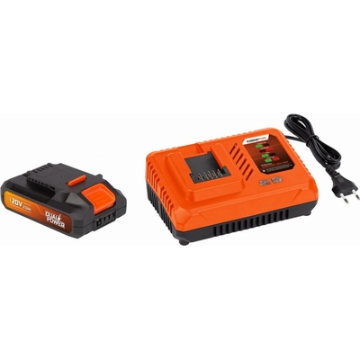 Powerplus POWDP9062 nabíjačka 20/40 V plus batéria 20 V POWDP9062