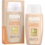 ISDIN Fotoprotector Тониран флуид Fusion Water, Light, SPF50, 50 ml - ozone