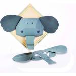 Hape Творчески комплект Hape - Направи си сам картина и маска, Слонче (H5123)