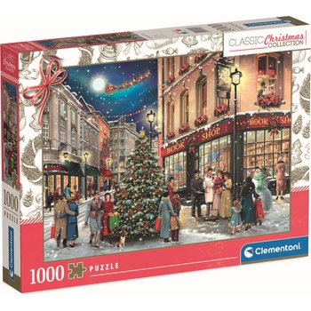 Clementoni Пъзел Clementoni от 1000 части - Коледна разходка (81498)
