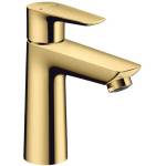 Hansgrohe Talis E - Смесител за мивка с изпразнител, финиш полирано злато 71710990 (71710990)
