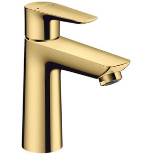 Hansgrohe Talis E - Смесител за мивка с изпразнител, финиш полирано злато 71710990 (71710990)