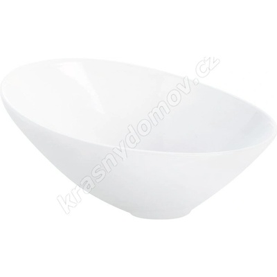 Asa Selection miska asymetrická A TABLE kostní porcelán slon.kost D.15,5 cm