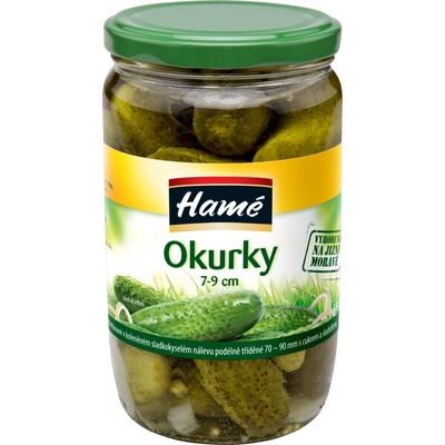 Hamé okurky 7-9cm 680g