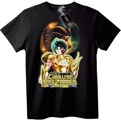 NOONEBRAND Тениска Saint Seiya Овен - 2XL, Black