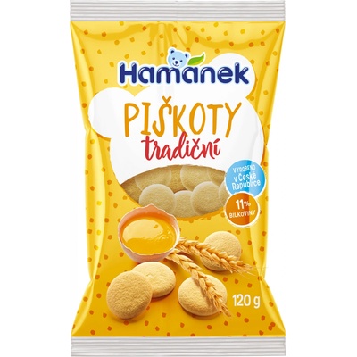 Hamánek Piškoty tradiční 120 g – Zboží Dáma