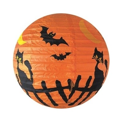 Lampion kočka s netopýry na zavěšení 35 cm – Zbozi.Blesk.cz