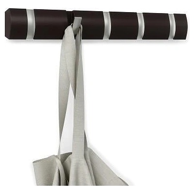 Umbra hk ltd (Канада) Закачалка за стена umbra flip с 5 бр. куки - цвят еспресо (umbra 318850-213)