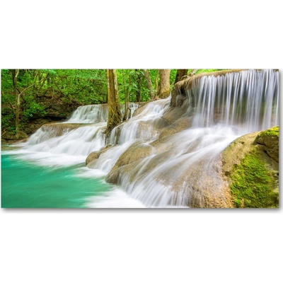 Foto obraz akryl do obývačky Vodopády 100x50 cm