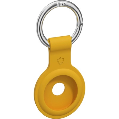 AirTag kľúčenka AlzaGuard Silicone Keychain pre Airtag žltá (AGD-AKS002I)