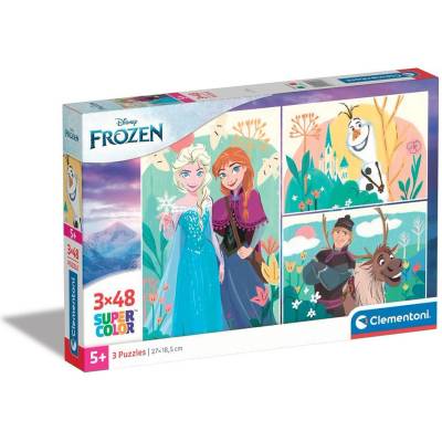 Clementoni 3x48ч. Пъзел Frozen (1009264F)