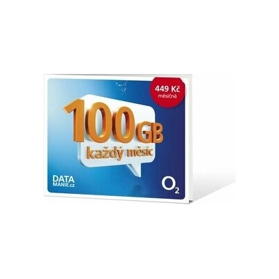 O2 - 100GB DAT na měsíc