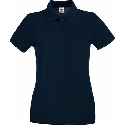 Fruit of the Loom Polokošile Lady-Fit Premium Polo krátký rukáv dámská COT-163030a3600 Navy deep