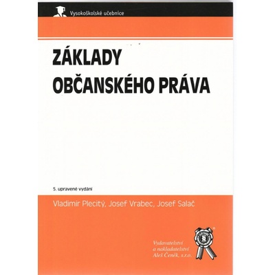 Základy občanského práva, 5. vydání - Plecitý Vladimír, Sala...