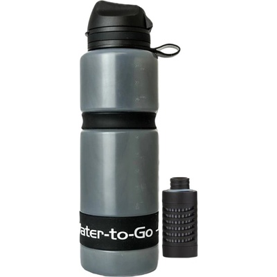 Water-To-Go Eco Active 0,75 l šedá / černá